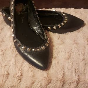 Jessica Simpson pointed toe stud flats